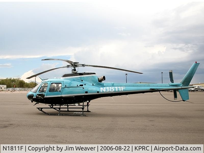 N1811F, Eurocopter AS-350B-2 Ecureuil Ecureuil C/N 3430, Photographed at Love Field, Prescott, AZ