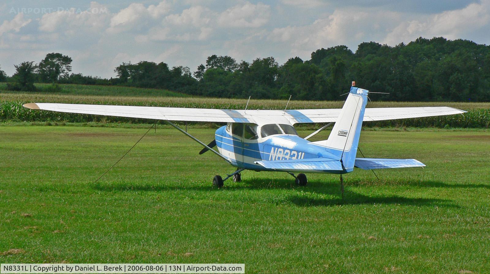N8331L, 1968 Cessna 172I C/N 17256531, Faded but faithful Skyhawk enjoys the summer afternoon sun.