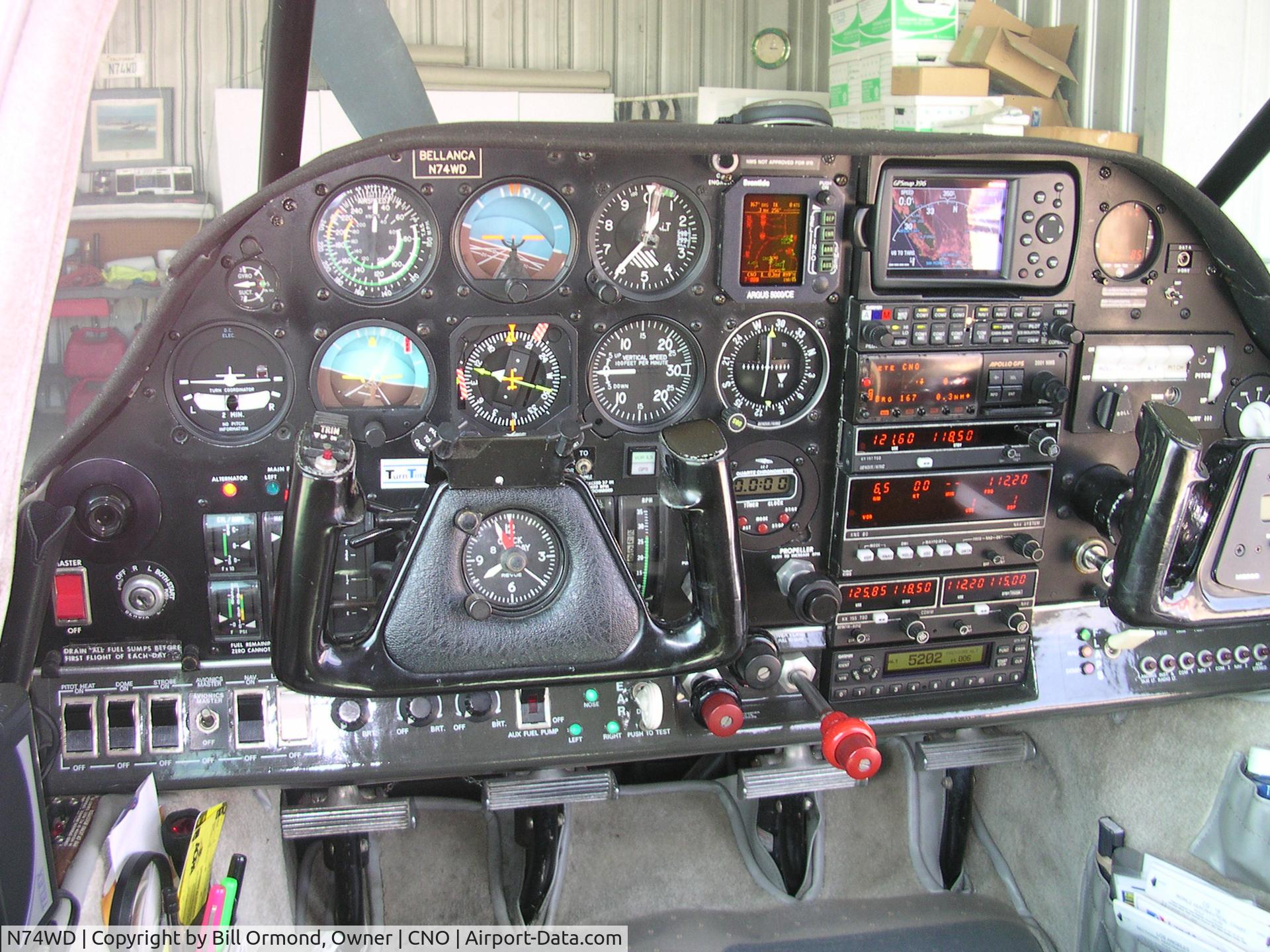 N74WD, 1973 Bellanca 17-31ATC Super Viking C/N 73-31065, Panel