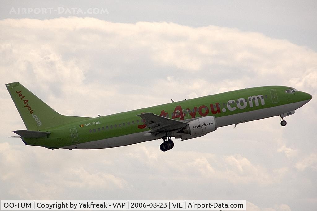 OO-TUM, 1990 Boeing 737-4B3 C/N 24750, Jet4you Boeing 737-400