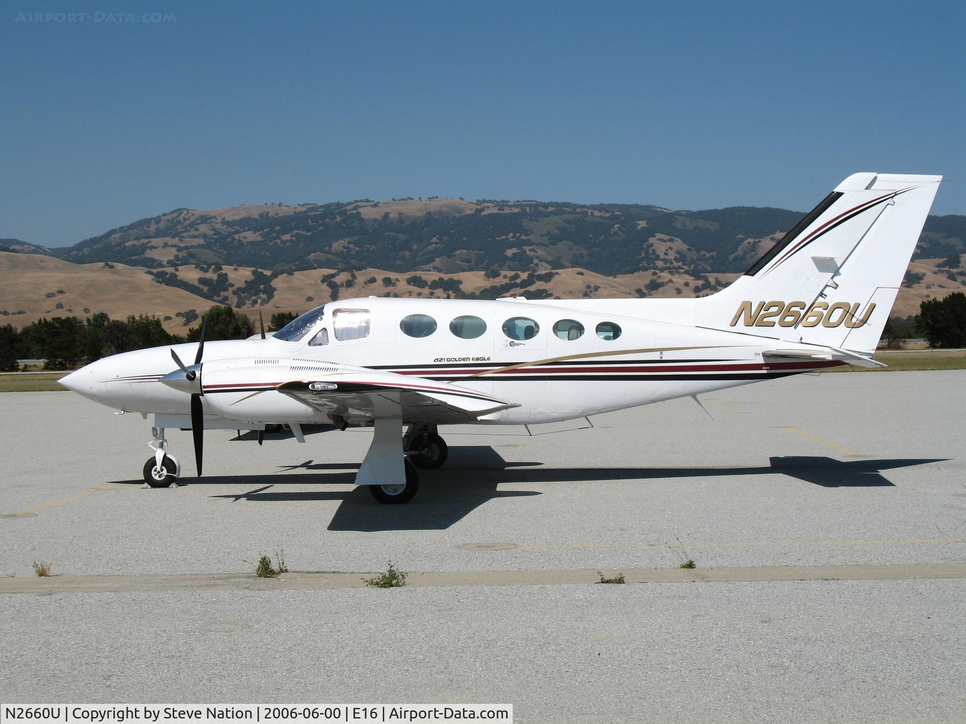 N2660U, 1981 Cessna 421C Golden Eagle C/N 421C1210, SJ Surgical Supply 1981 Cessna 421C in new colors @ South County Airport (San Martin), CA