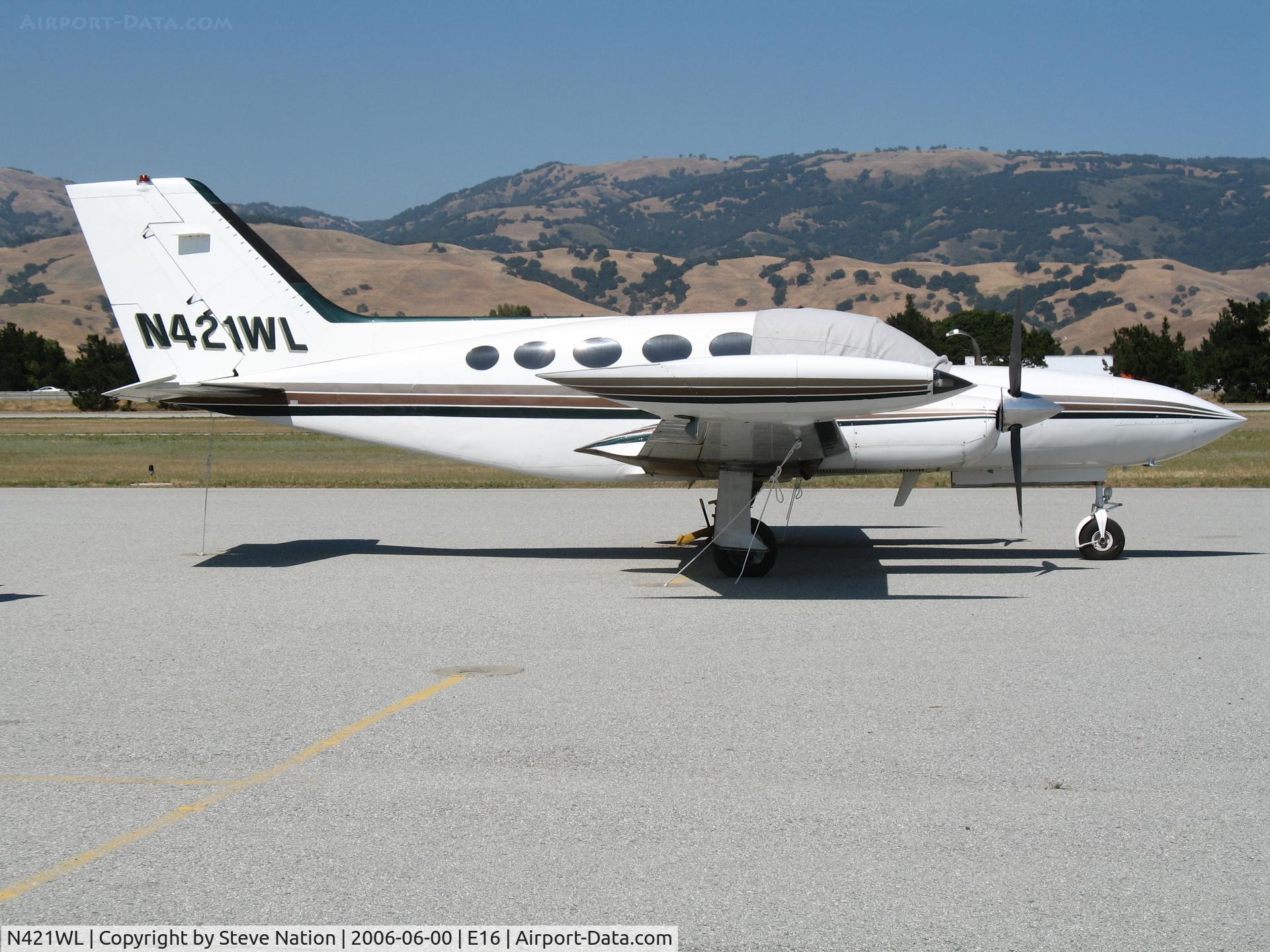 N421WL, 1973 Cessna 421B Golden Eagle C/N 421B0328, 1973 Cessna 421B @ South County Airport (San Martin), CA