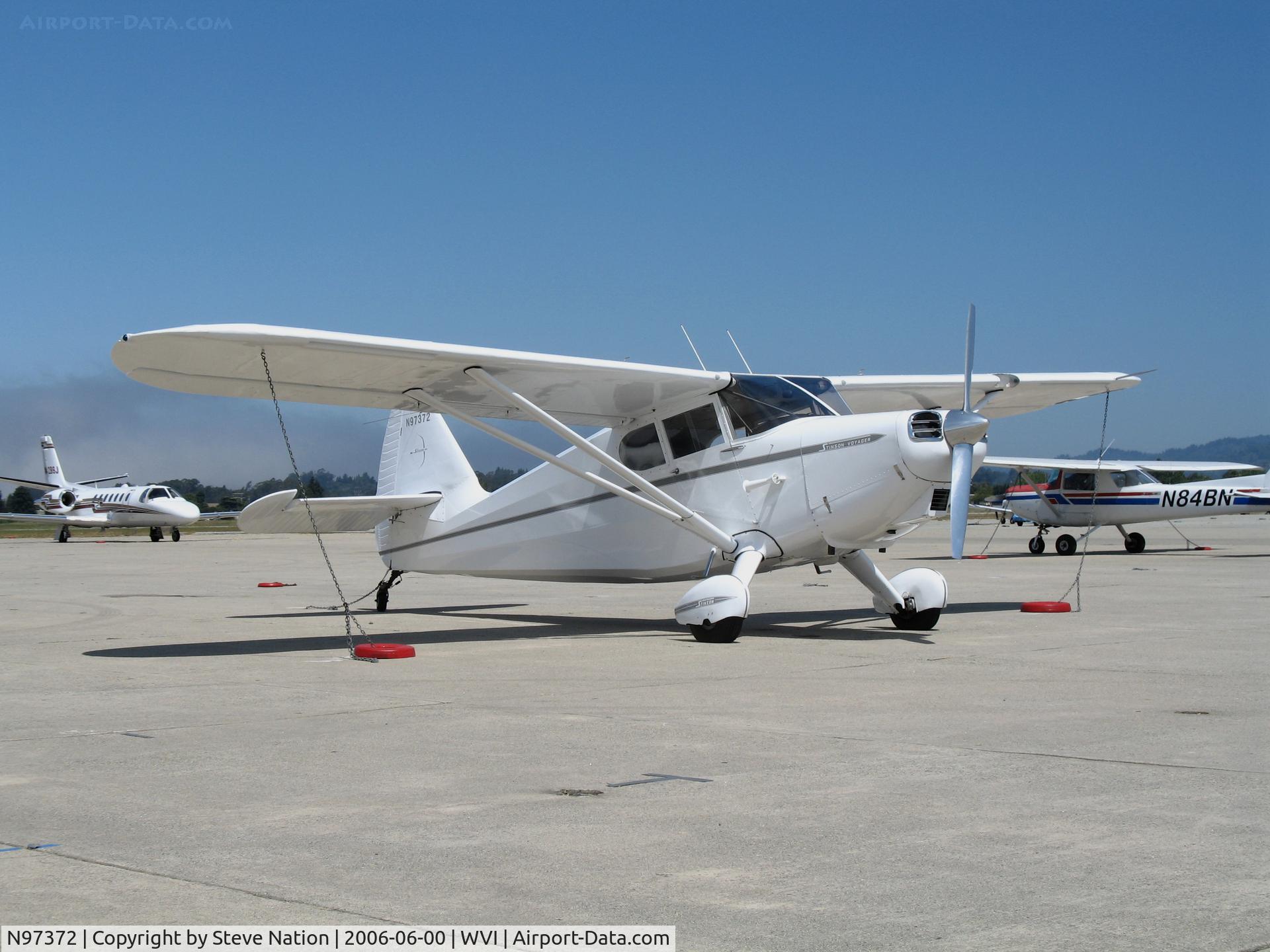 N97372, 1946 Stinson 108 Voyager C/N 108-372, 1946 Stinson 108 @ Watsonville Municipal Airport, CA