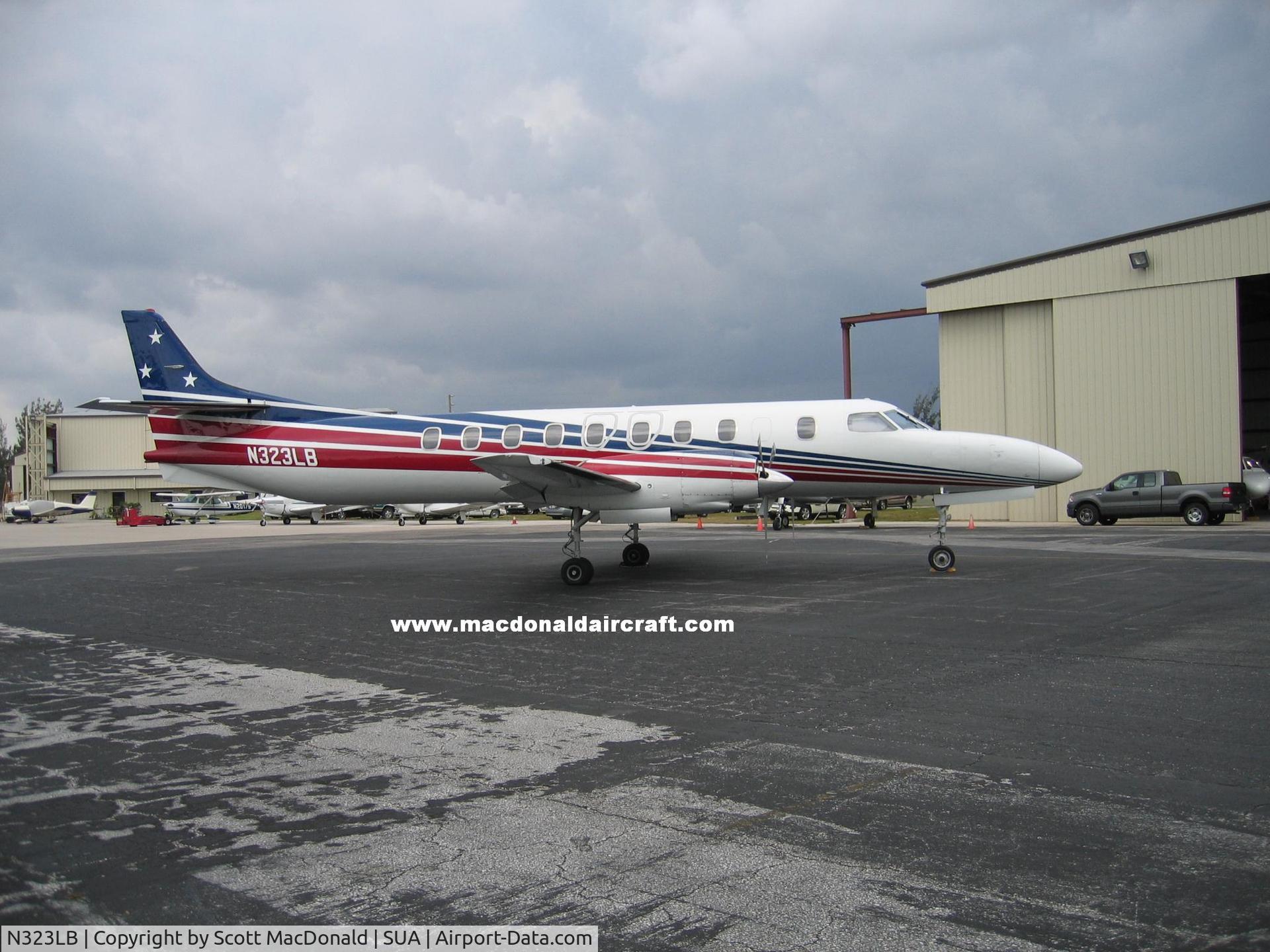 N323LB, 1979 Swearingen SA-226TC Metro II C/N TC-323, 323LB on Ramp
