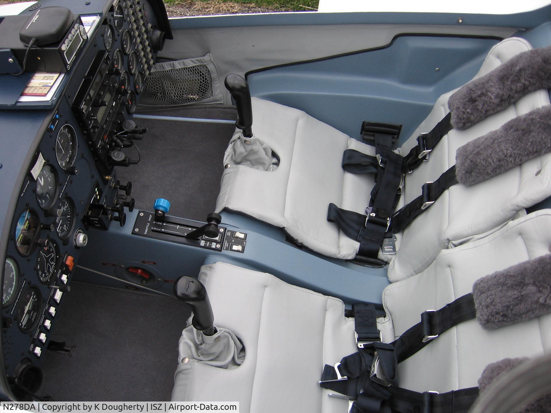 N278DA, Diamond DA-20A-1 Katana C/N 10272, N278DA Interior