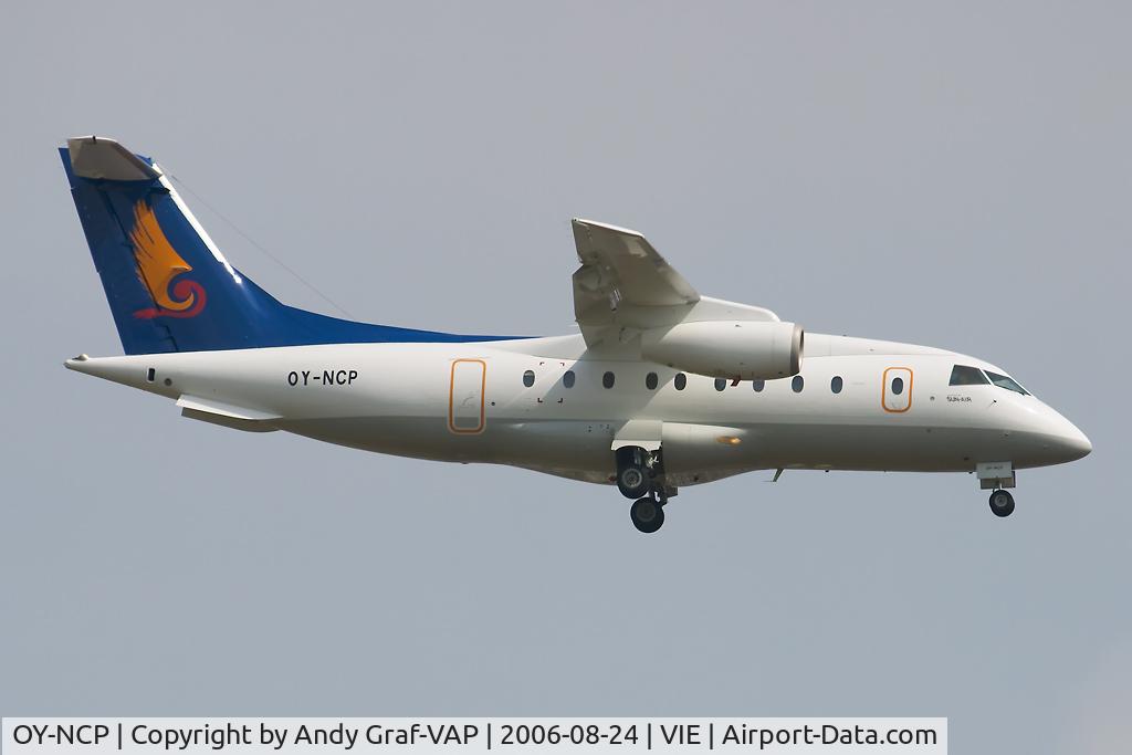 OY-NCP, 2002 Fairchild Dornier 328-310 328JET C/N 3219, On final RWY11.
