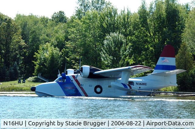 N16HU, 1951 Grumman HU-16B Albatross C/N G-55, On Six Mile Lake in Northwestern Lower Michigan