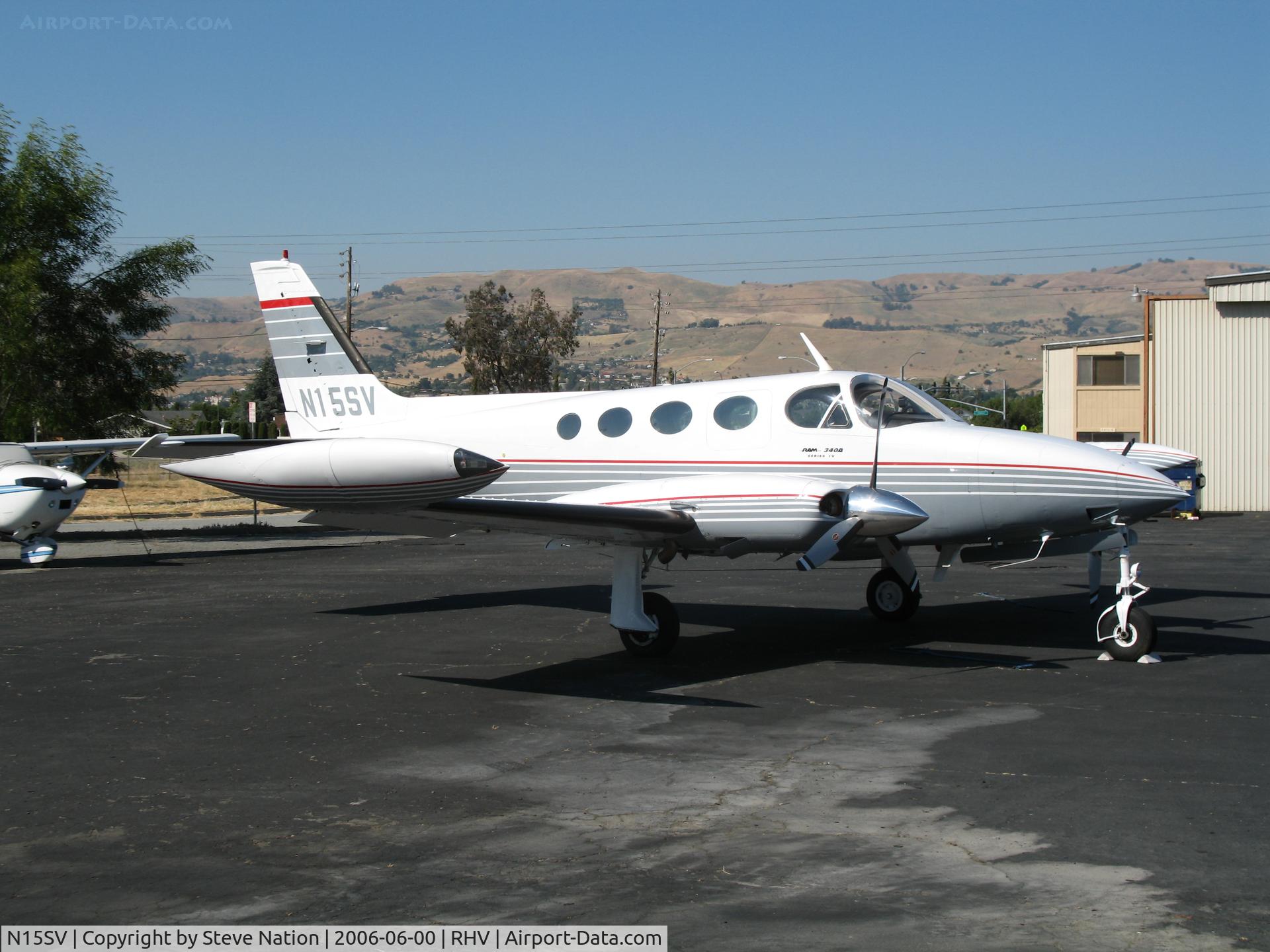 N15SV, 1977 Cessna 340A C/N 340A0226, Vincent Enterprises 1977 Cessna 340A @ Reid-Hillview Airport (San Jose), CA