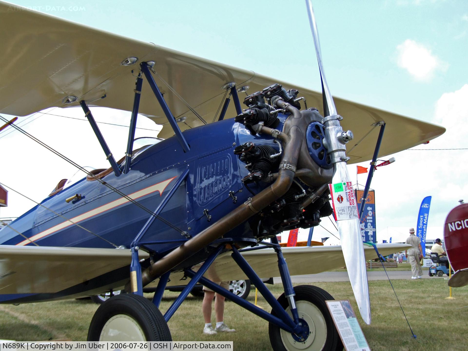 N689K, 1929 Curtiss-Wright Travel Air 4-D C/N 1270, seen at Oshkosh-really nice Travel-Air