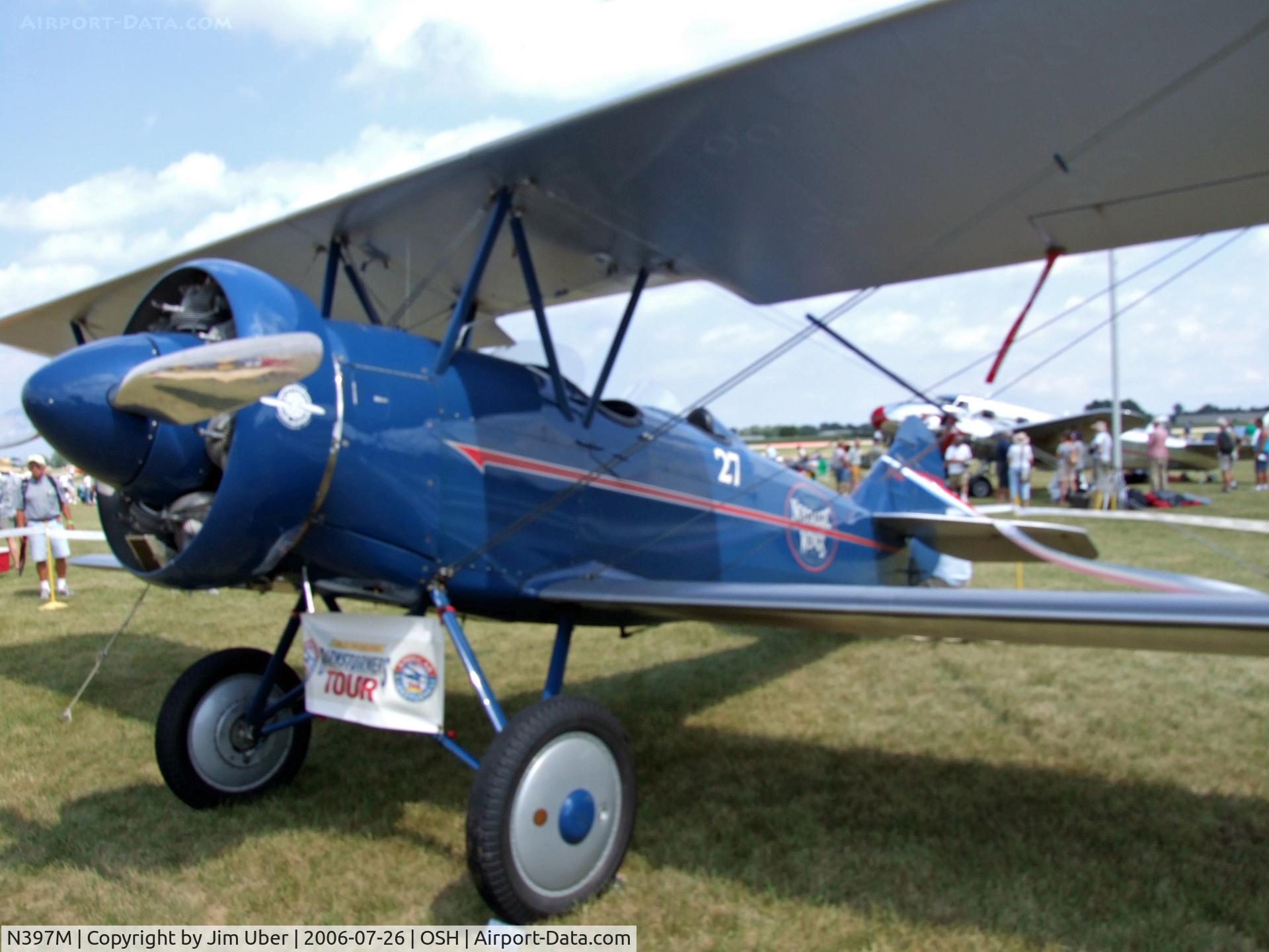 N397M, 1929 Curtiss-Wright Travel Air E-4000 C/N 1317, another really nice Travel Air, in the classics area