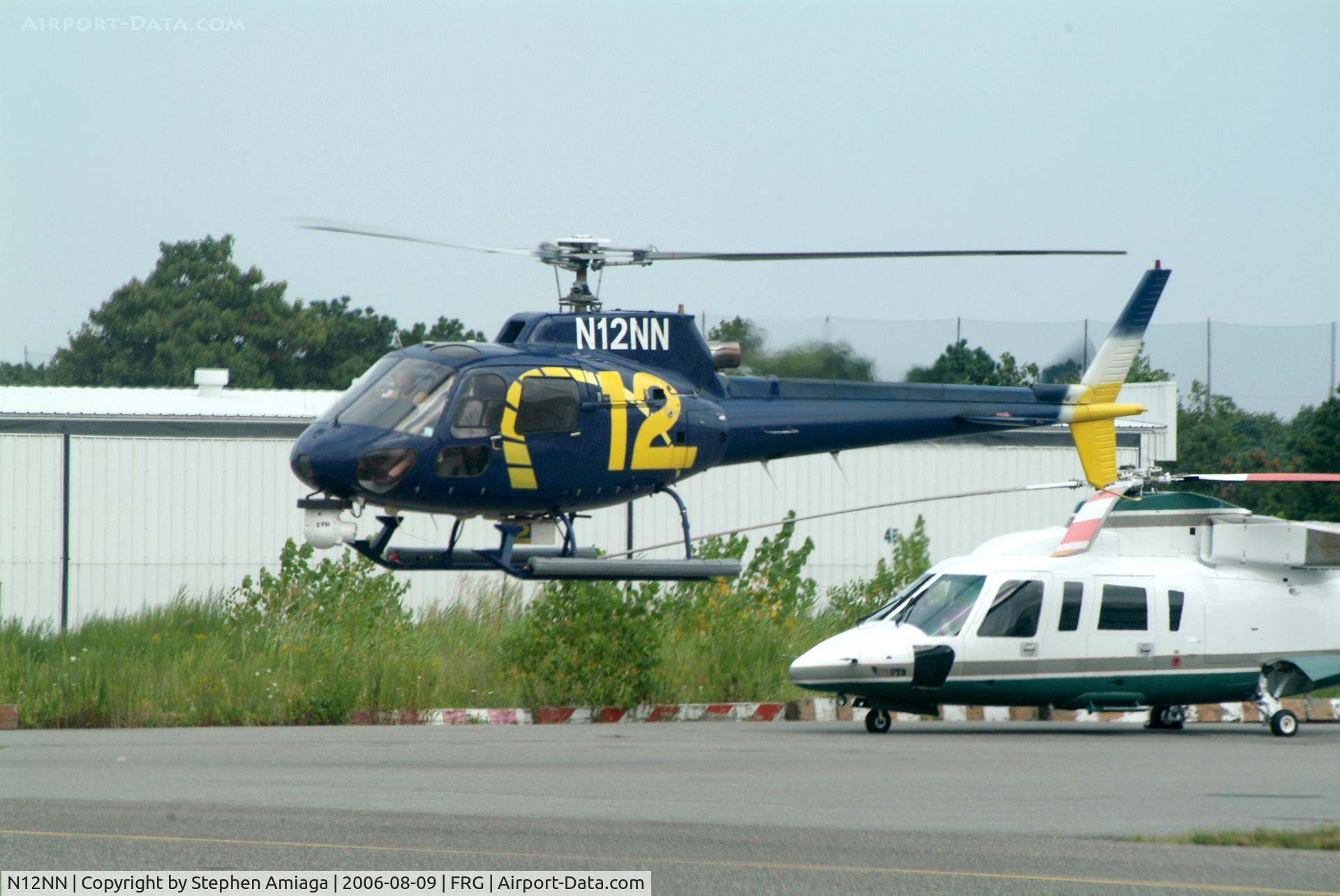 N12NN, 1980 Aerospatiale AS-350BA Ecureuil C/N 1355, News Copter 12, heading out to watch another fender bender...