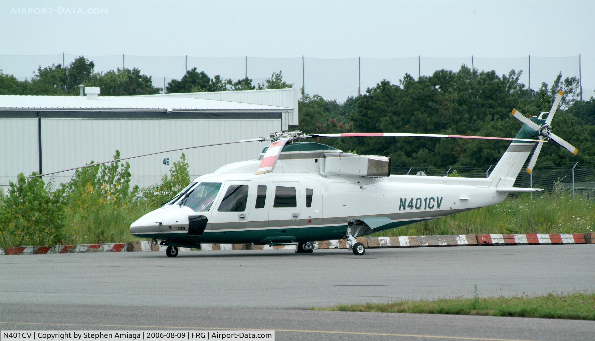N401CV, 1986 Sikorsky S-76B C/N 760327, One of Cablevision's S-76's on the ramp...