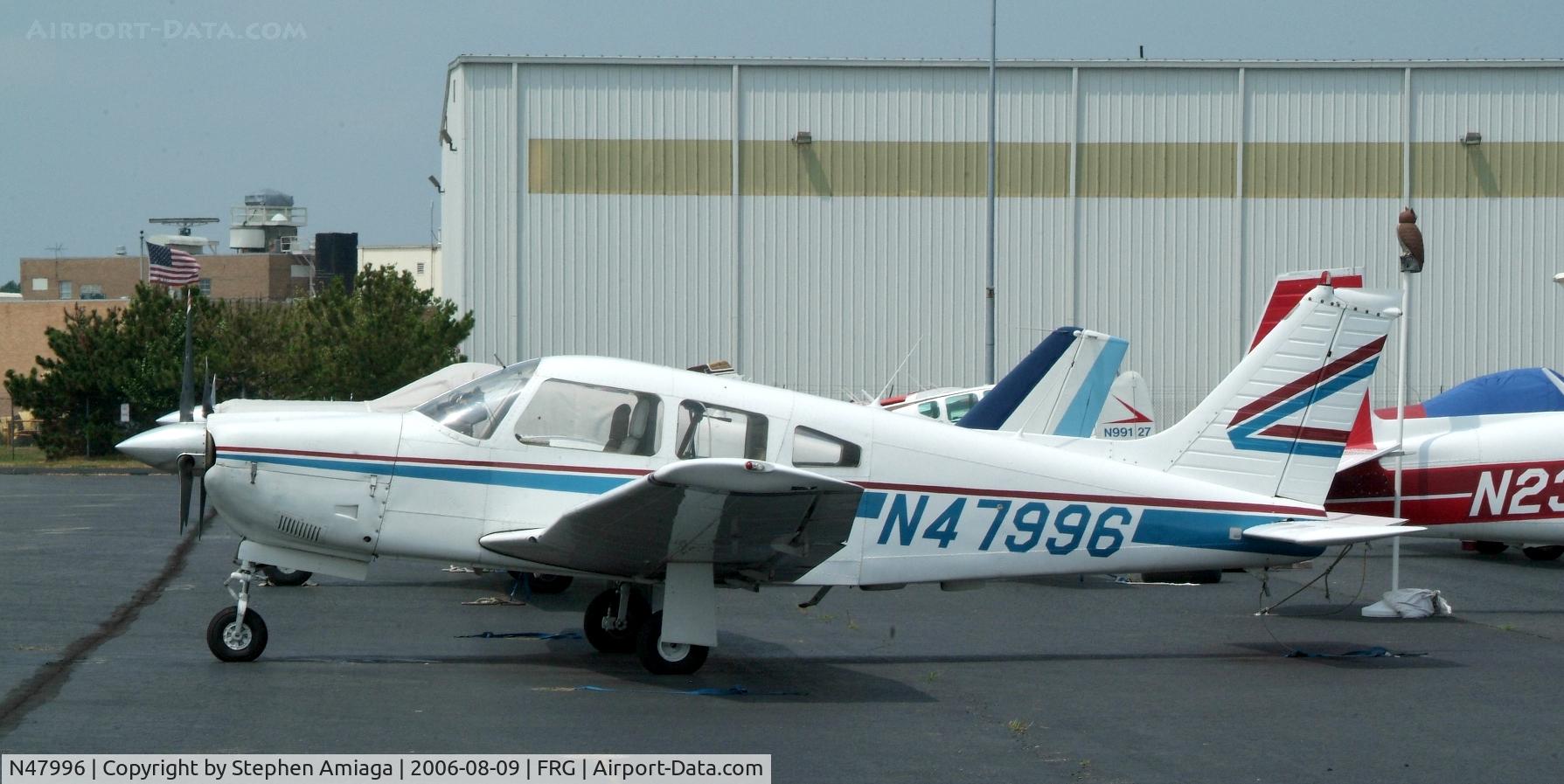 N47996, 1977 Piper PA-28R-201 Cherokee Arrow III C/N 28R-7837023, CTL's Arrow on the E - Ramp.