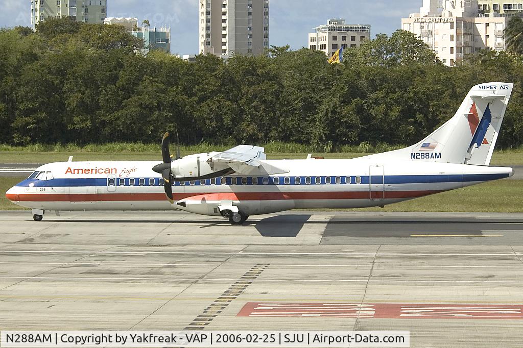 N288AM, 1992 ATR 72-212 C/N 288, American Eagle ATR72
