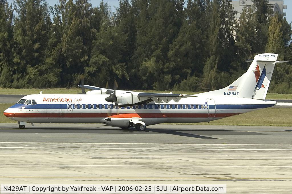 N429AT, 1994 ATR 72-212 C/N 429, American Eagle ATR72
