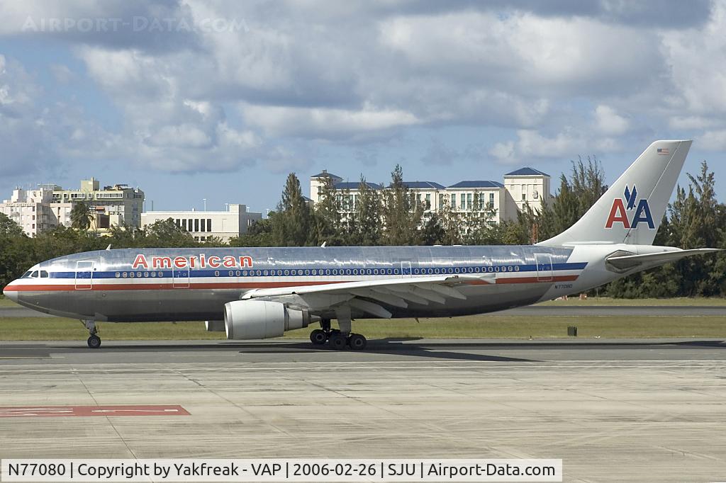 N77080, 1992 Airbus A300B4-605R C/N 626, American Airlines A300-600