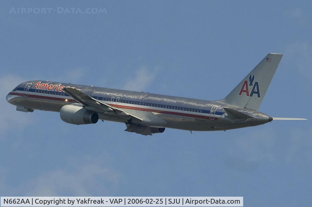 N662AA, 1992 Boeing 757-223 C/N 25296, American Airlines Boeing 757-200