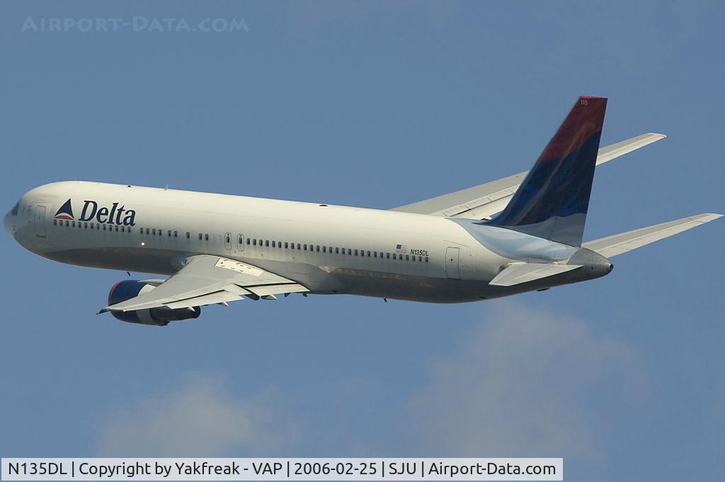 N135DL, 1991 Boeing 767-332 C/N 25145, Delta Airlines Boeing 767-300