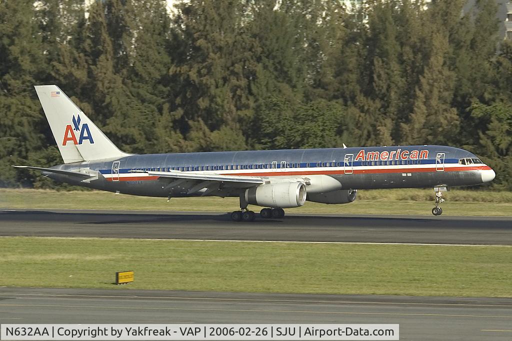 N632AA, 1990 Boeing 757-223 C/N 24590, American Airlines Boeing 757-200