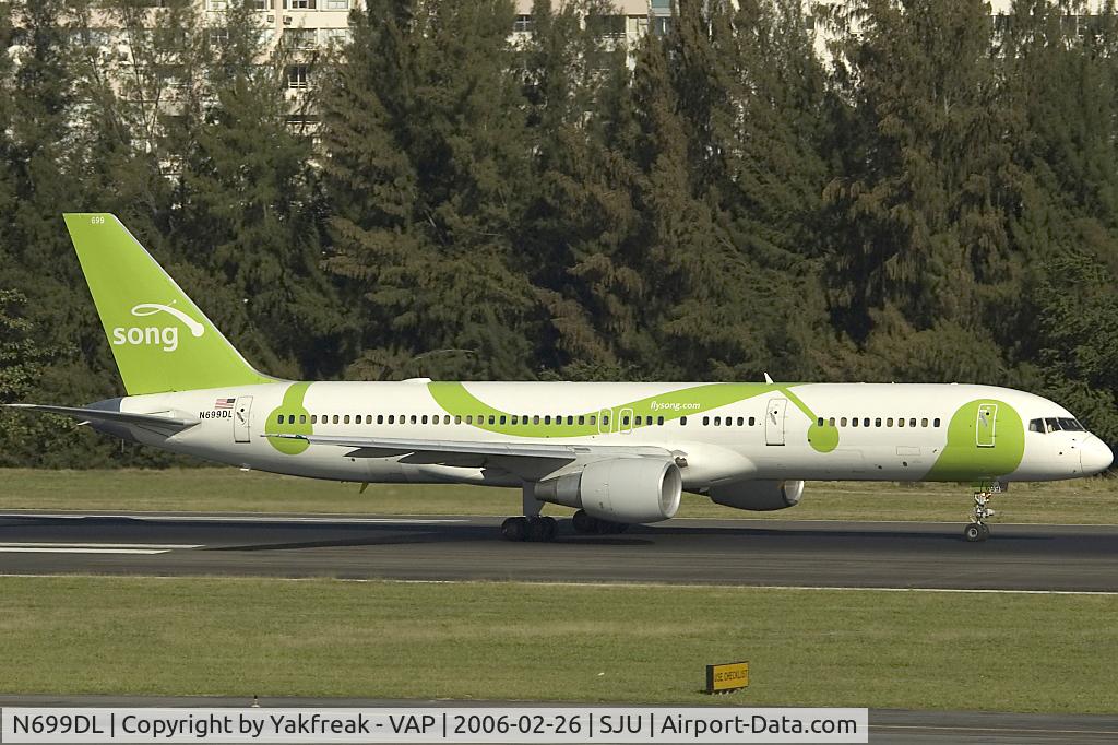 N699DL, 1999 Boeing 757-232 C/N 29970, Song Boeing 757-200