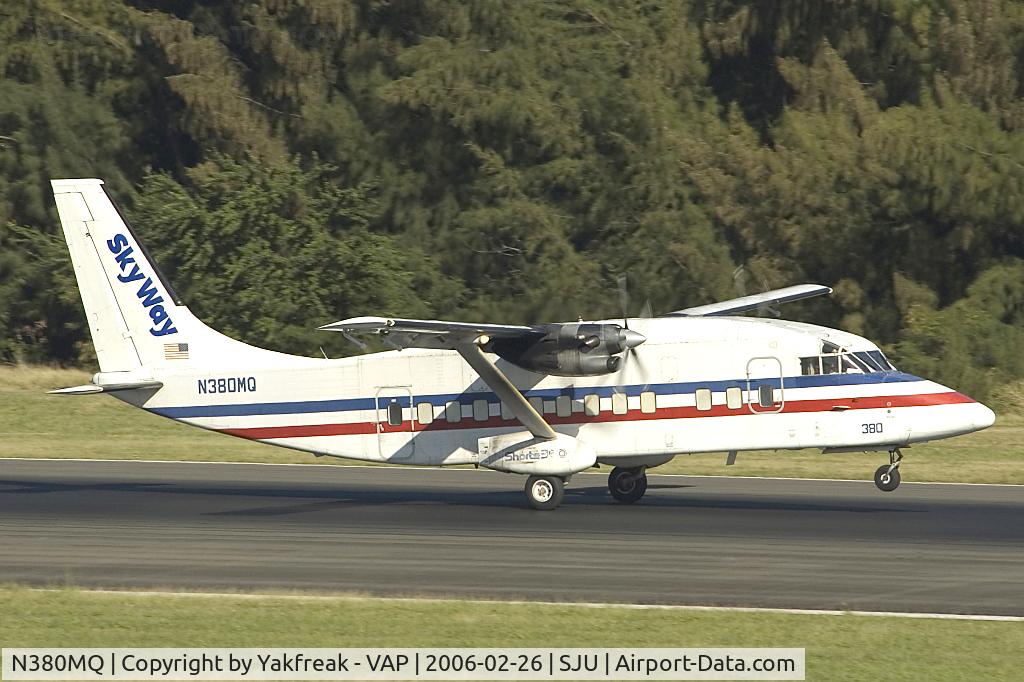 N380MQ, 1986 Short SD3-60-200 C/N SH3702, Skyway Shorts 360