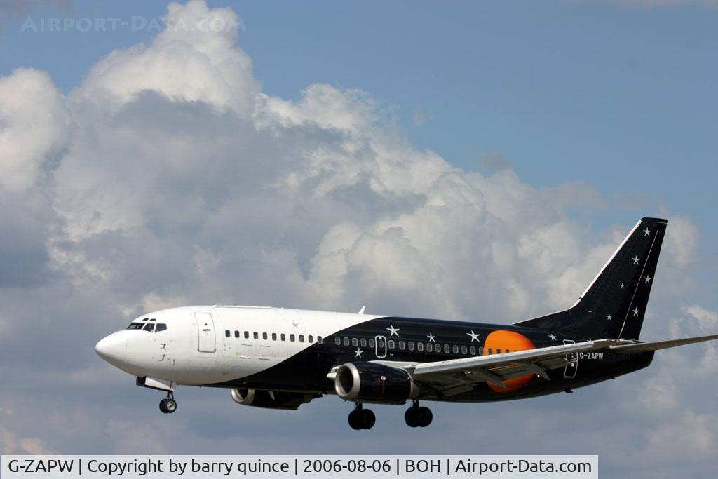G-ZAPW, 1988 Boeing 737-3L9 C/N 24219, TITAN 737