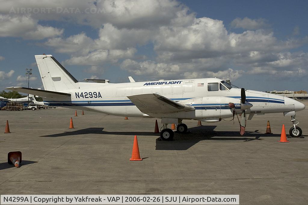 N4299A, 1971 Beech B99 C/N U-146, Ameriflight Beech 99
