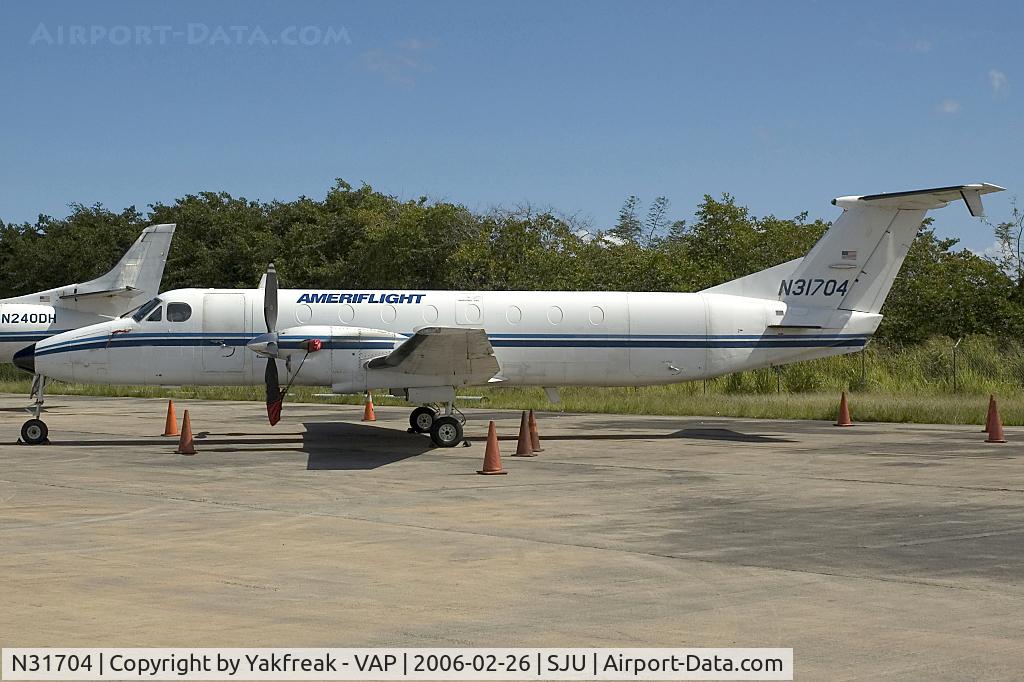 N31704, 1984 Beech 1900C C/N UB-12, Ameriflight Metro