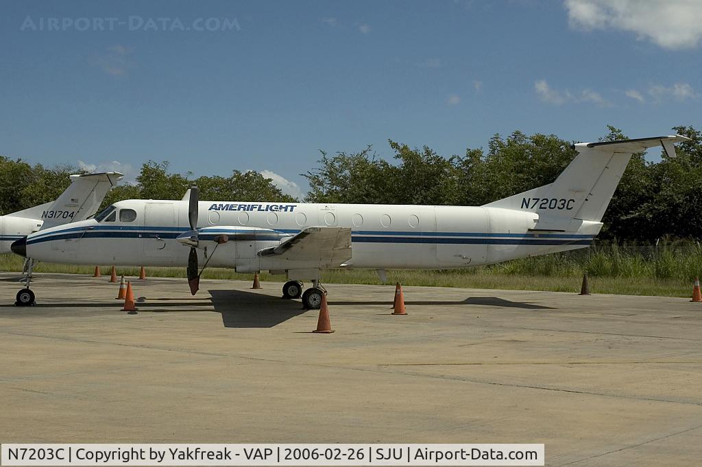 N7203C, 1985 Beech 1900C C/N UB-28, Ameriflight Beech 1900C