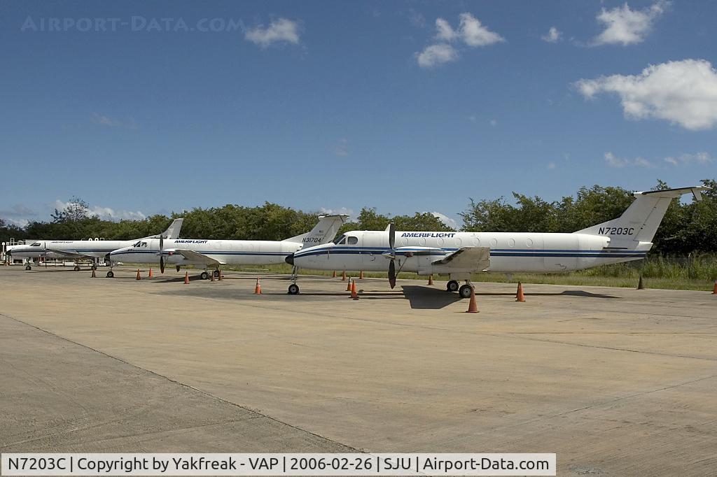 N7203C, 1985 Beech 1900C C/N UB-28, Ameriflight Beech 1900C