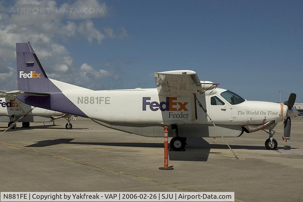 N881FE, 1990 Cessna 208B C/N 208B0204, Federal Express Cessna Ce208