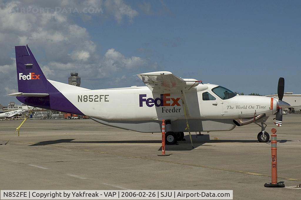 N852FE, 1989 Cessna 208B C/N 208B0168, Federal Express Cessna Ce208