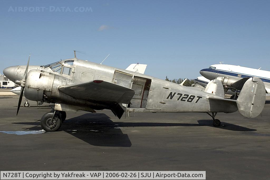 N728T, 1956 Beech E18S C/N BA-130, Tolair Beech 18
