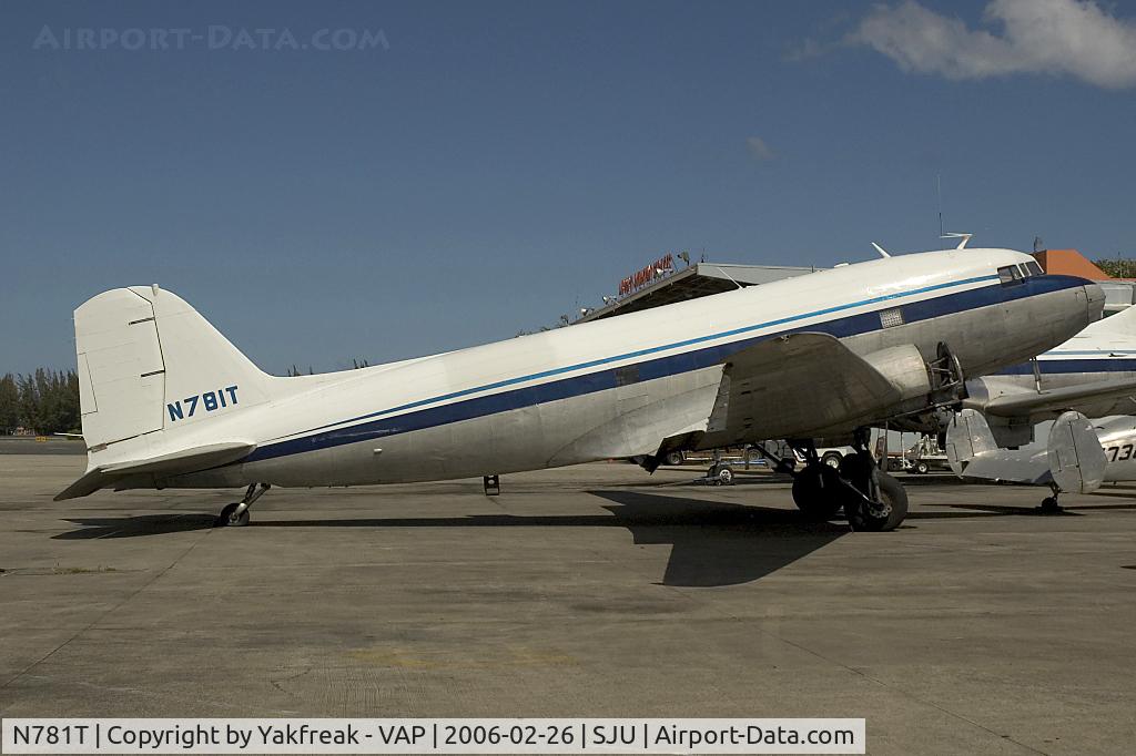 N781T, 1943 Douglas DC3C C/N 4306, Tolair DC3