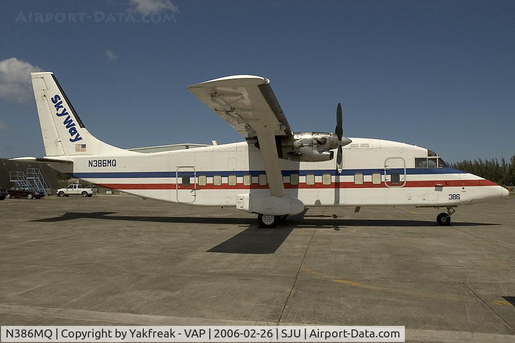 N386MQ, 1986 Short SD3-60-200 C/N SH3709, Skyway Shorts 360