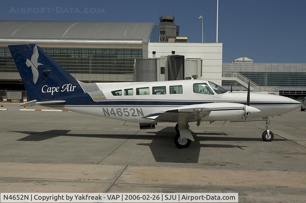 N4652N, 1978 Cessna 402C C/N 402C0011, Cape Air Cessna 402