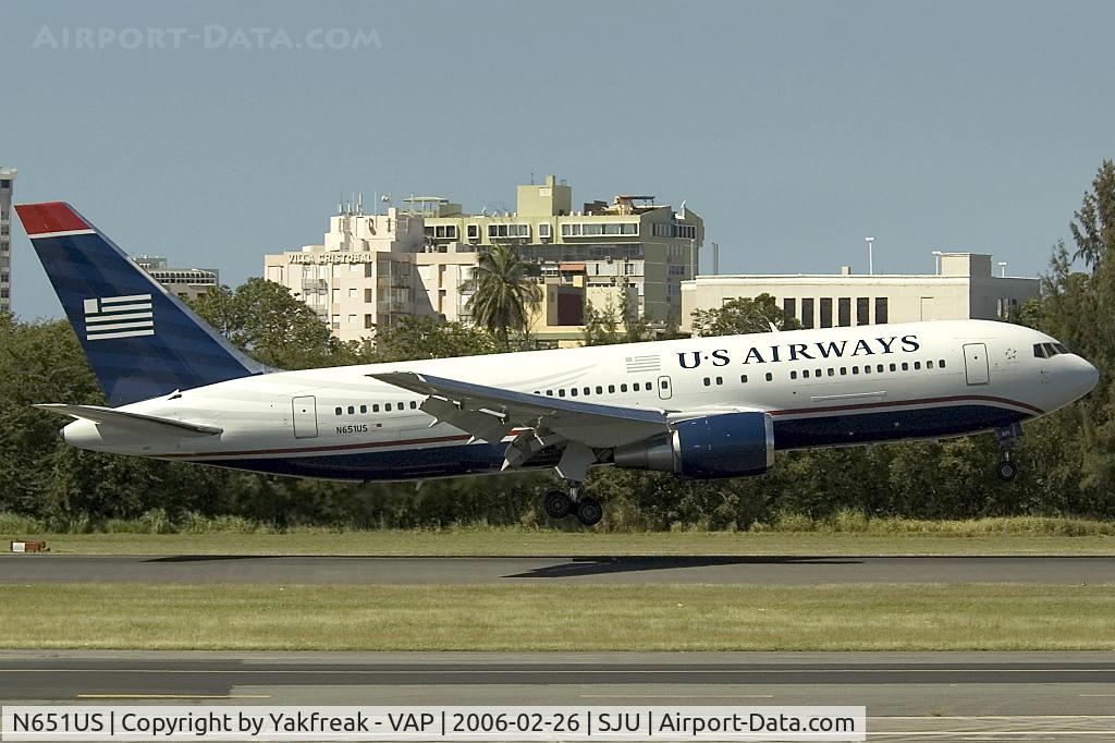 N651US, 1990 Boeing 767-2B7 C/N 24764, US Airways Boeing 767-200