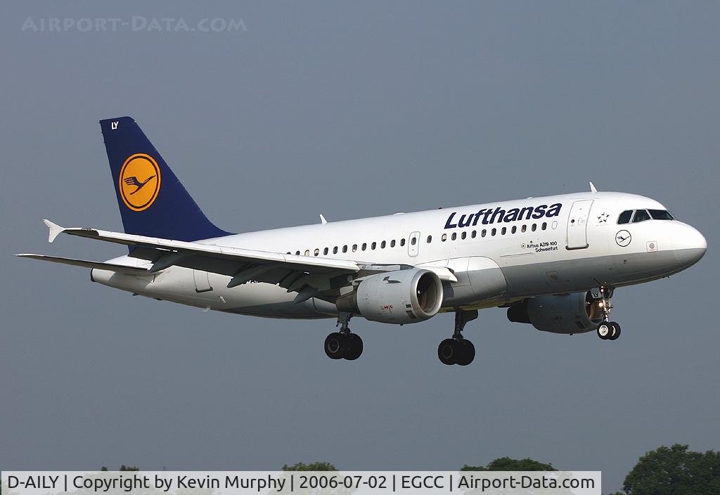 D-AILY, 1998 Airbus A319-114 C/N 875, Lufty A.320