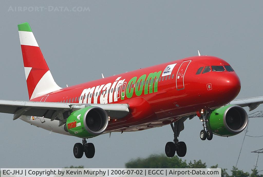 EC-JHJ, 2002 Airbus A320-214 C/N 1775, Myair Airbus