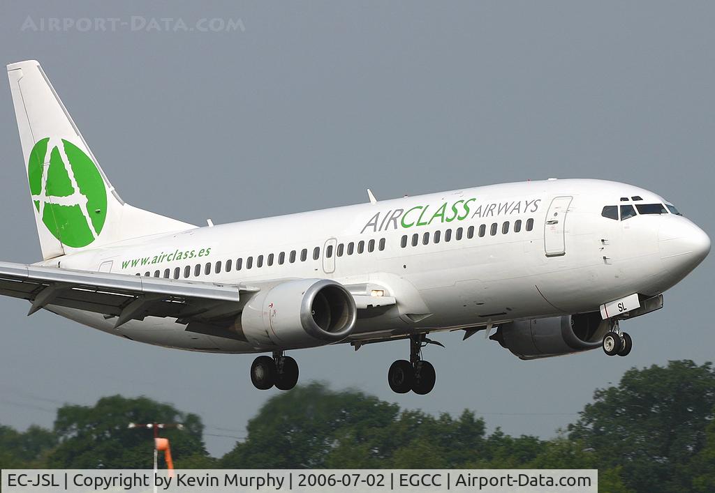 EC-JSL, 1986 Boeing 737-33A C/N 23628, Spanish 737