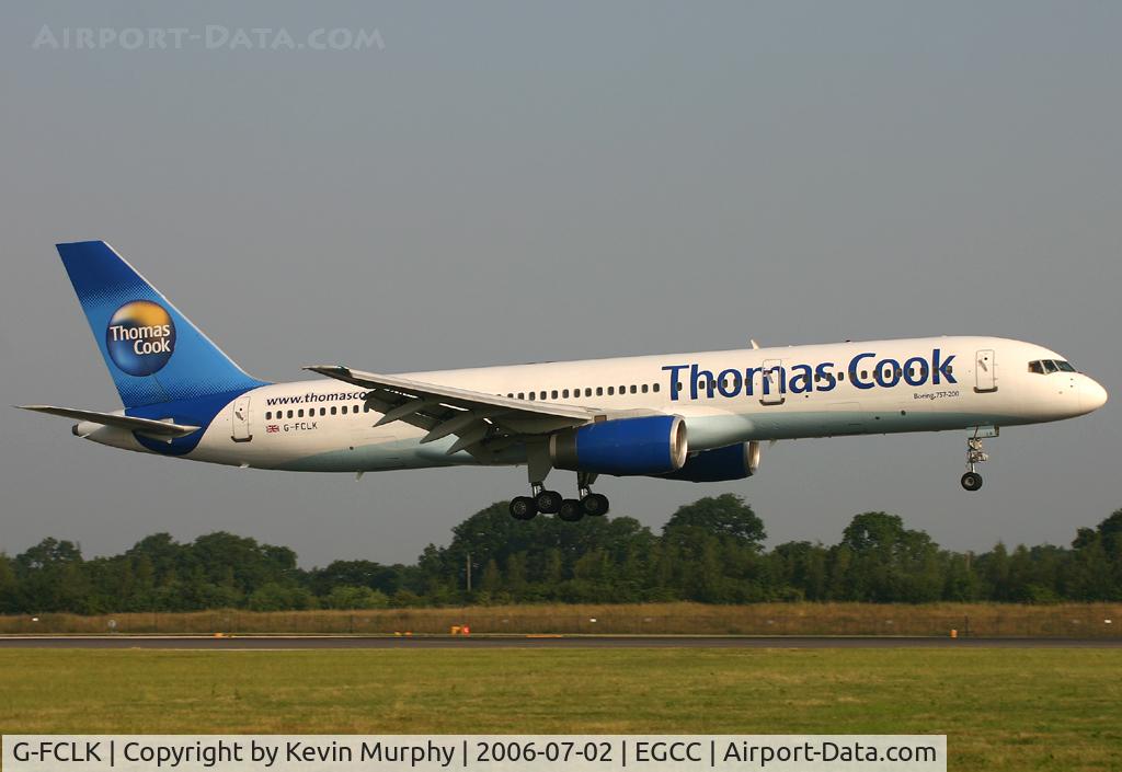 G-FCLK, 1993 Boeing 757-2Y0 C/N 26161, TCX 757