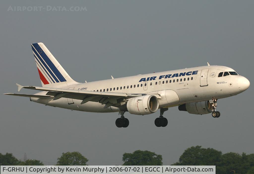F-GRHU, 2001 Airbus A319-111 C/N 1471, French Airbus