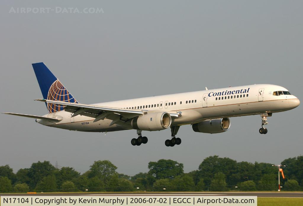 N17104, 1994 Boeing 757-224 C/N 27294, Conti 757