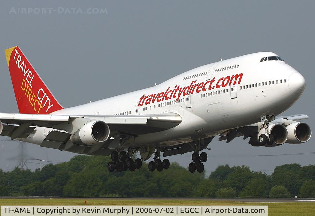 TF-AME, 1984 Boeing 747-312 C/N 23032, Travel City 747