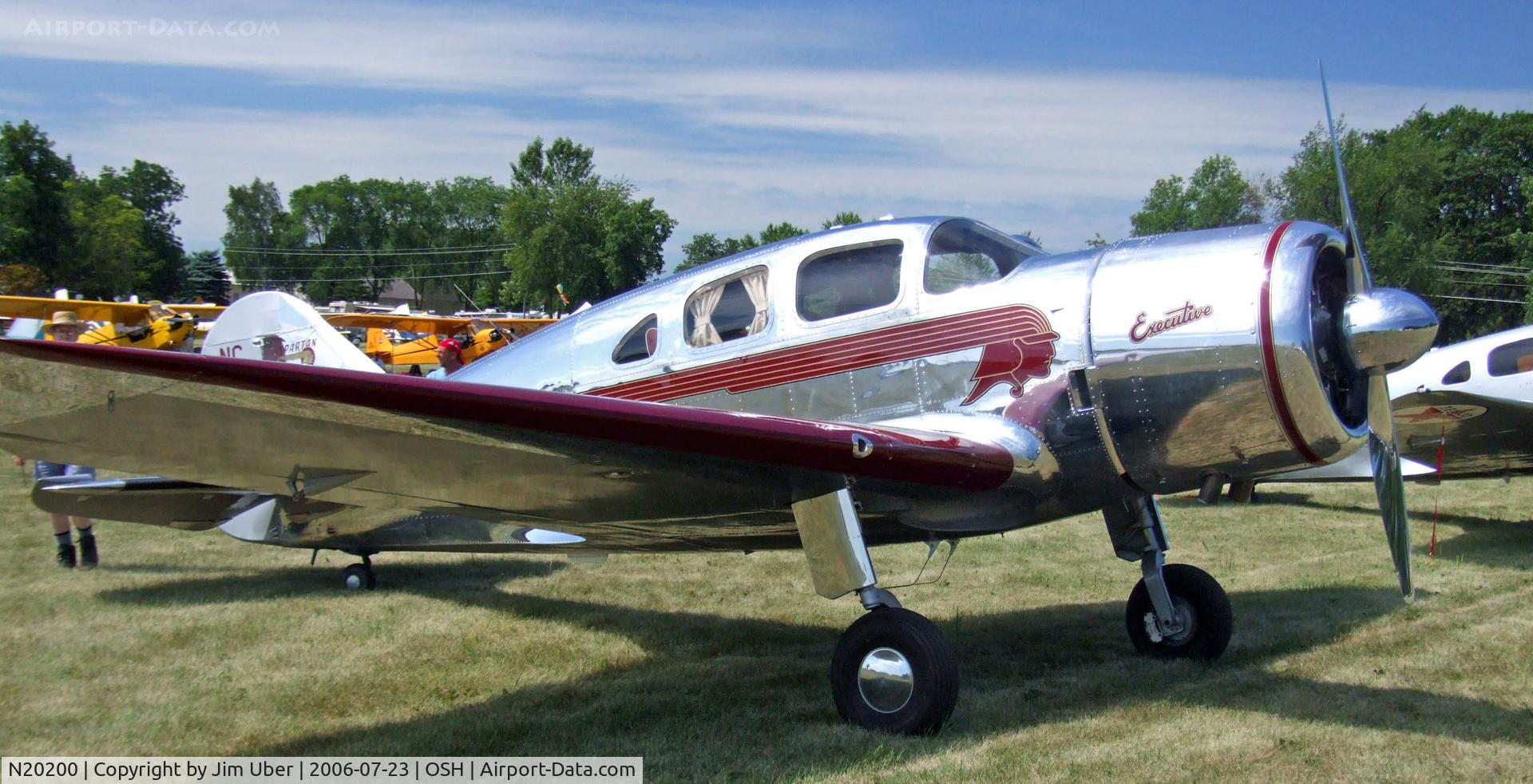 N20200, 1937 Spartan 7W Executive C/N 11, very nice, California-based Spartan