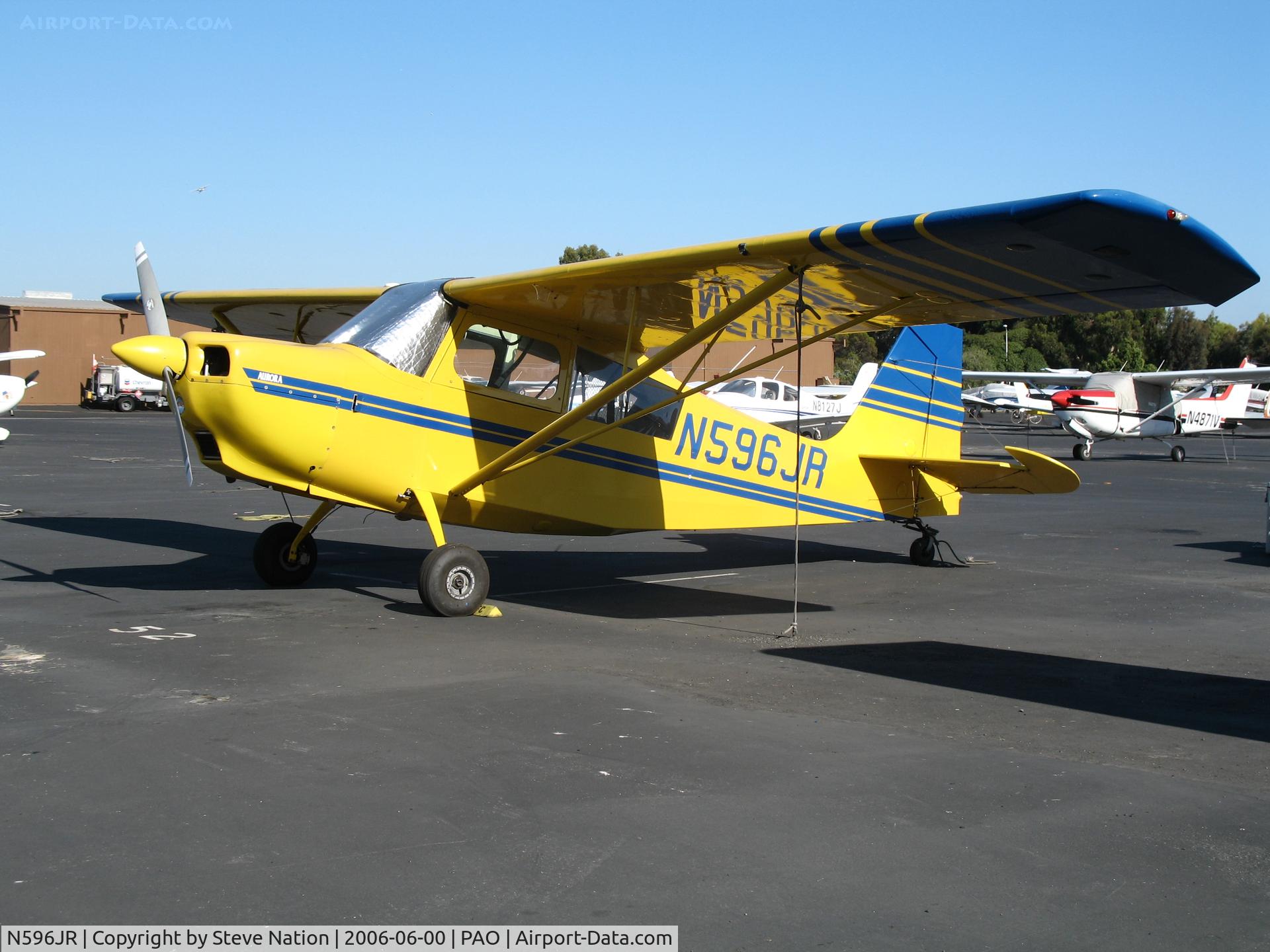 N596JR, Champion 7ECA Citabria C/N 1359-96, Caeli Bona 2004 Champion 7ECA @ Palo Alto Municipal Airport, CA