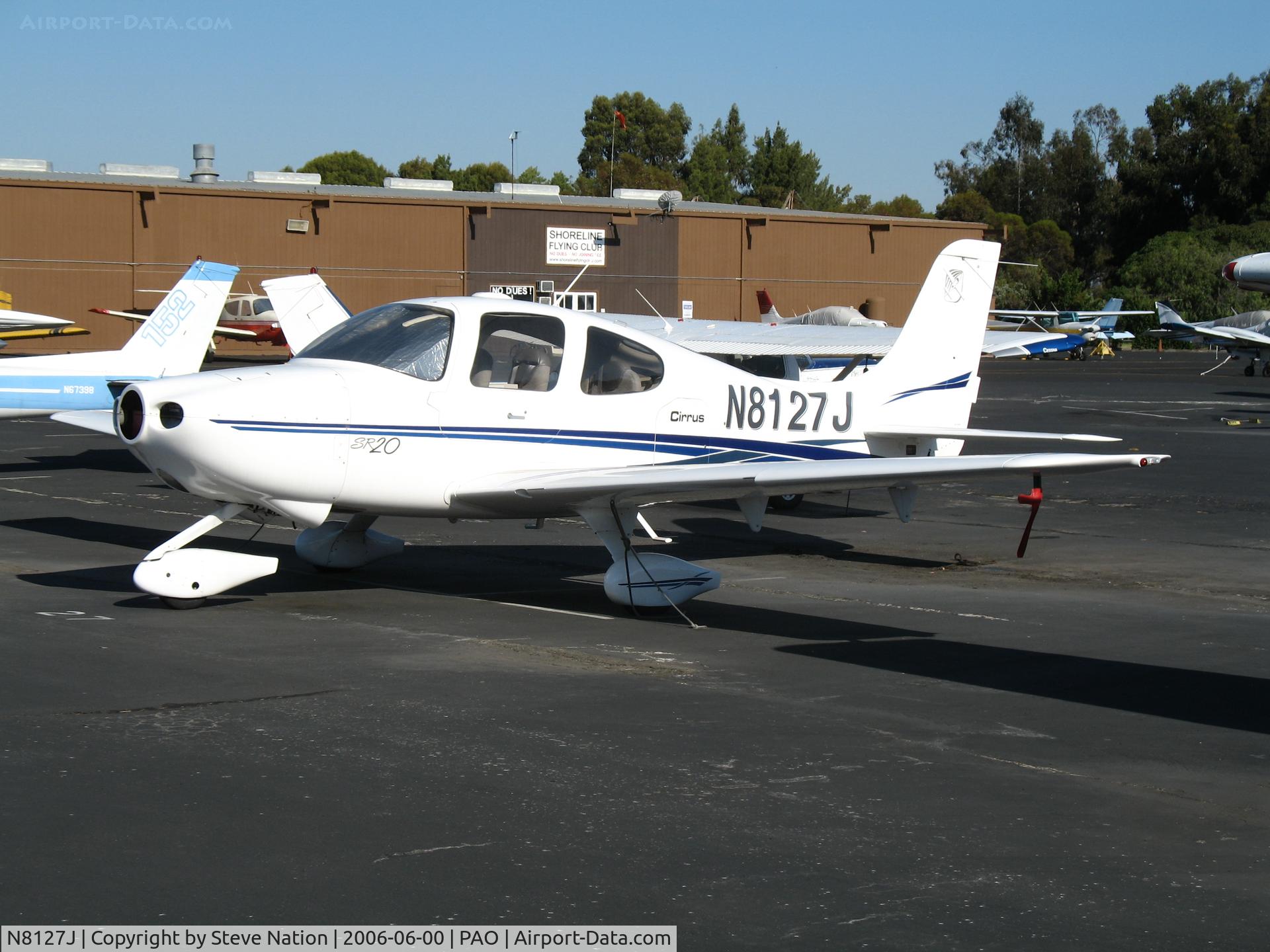 N8127J, 2003 Cirrus SR20 C/N 1350, NIV Aviation 2003 Cirrus Design SR20 @ Palo Alto Municipal, CA