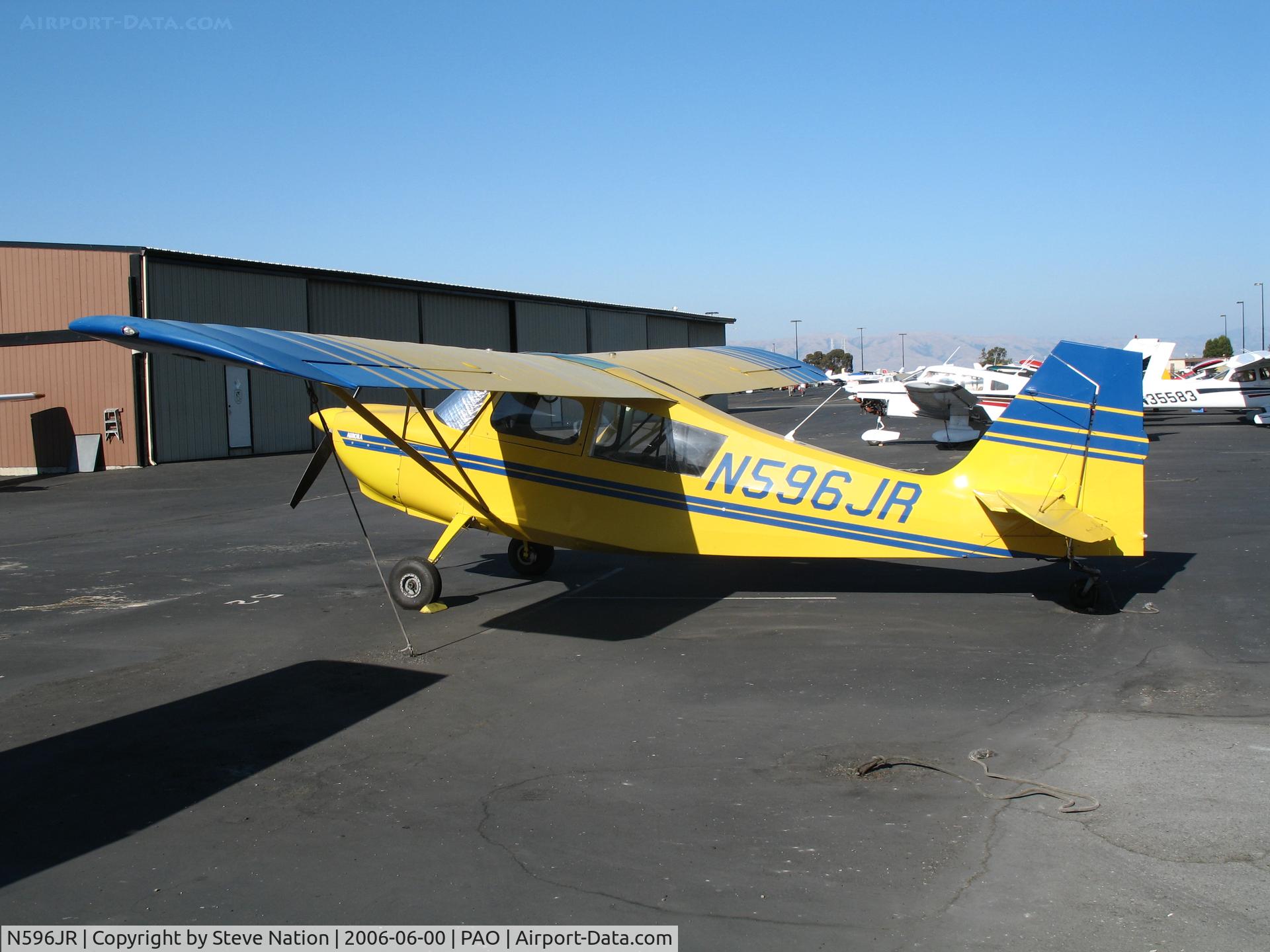 N596JR, Champion 7ECA Citabria C/N 1359-96, Caeli Bona 2004 Champion 7ECA @ Palo Alto Municipal Airport, CA