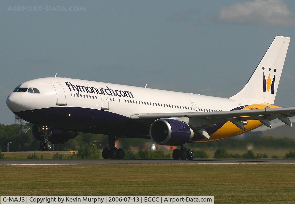 G-MAJS, 1991 Airbus A300B4-605R C/N 604, Monarch 300