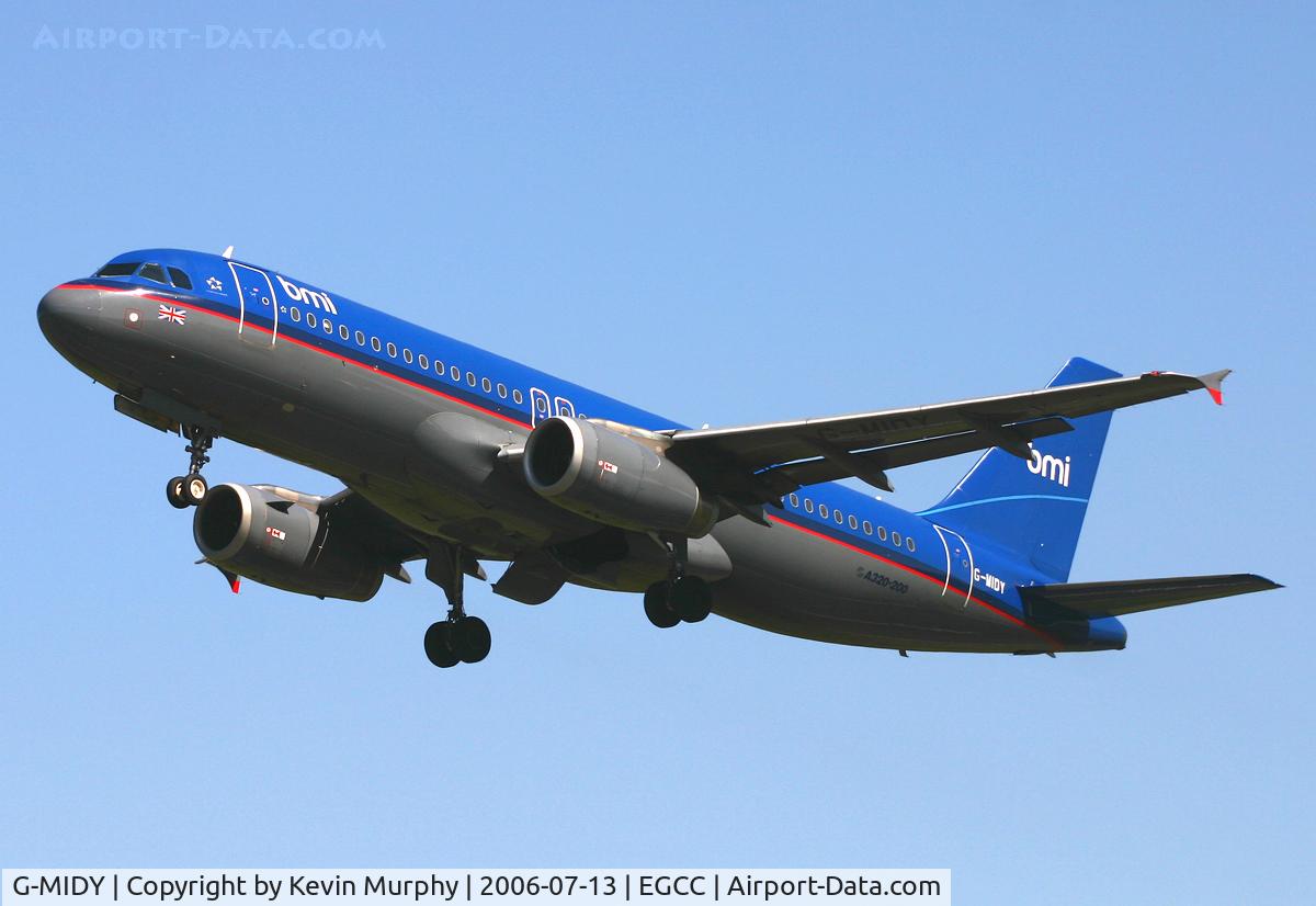 G-MIDY, 1999 Airbus A320-232 C/N 1014, BMI 320